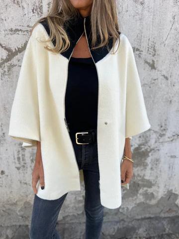 Marthe | Giacca Cardigan Casual con Collo Alto