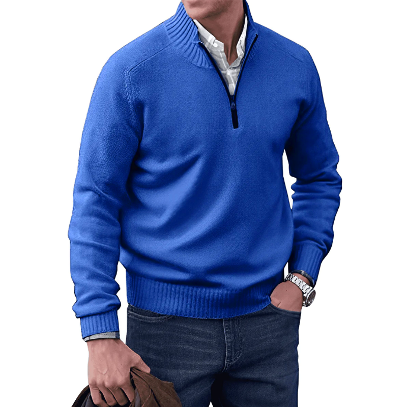 Noah - Pullover Elegante con Zip