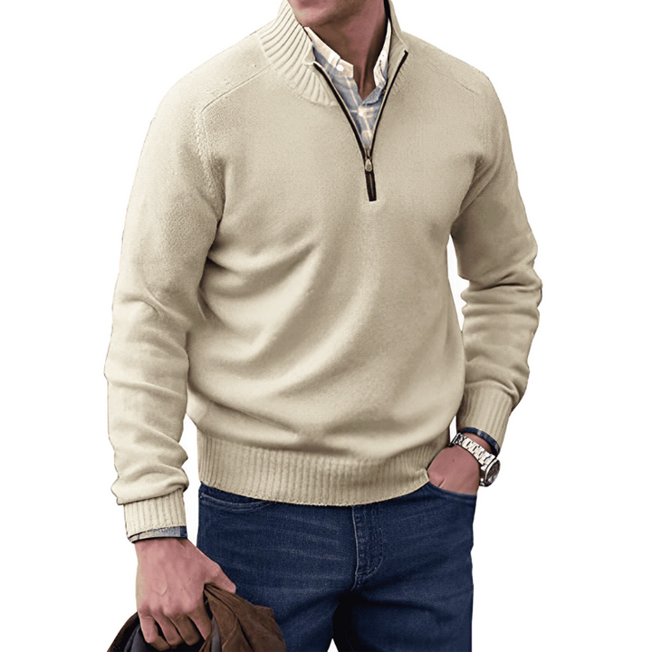 Noah - Pullover Elegante con Zip