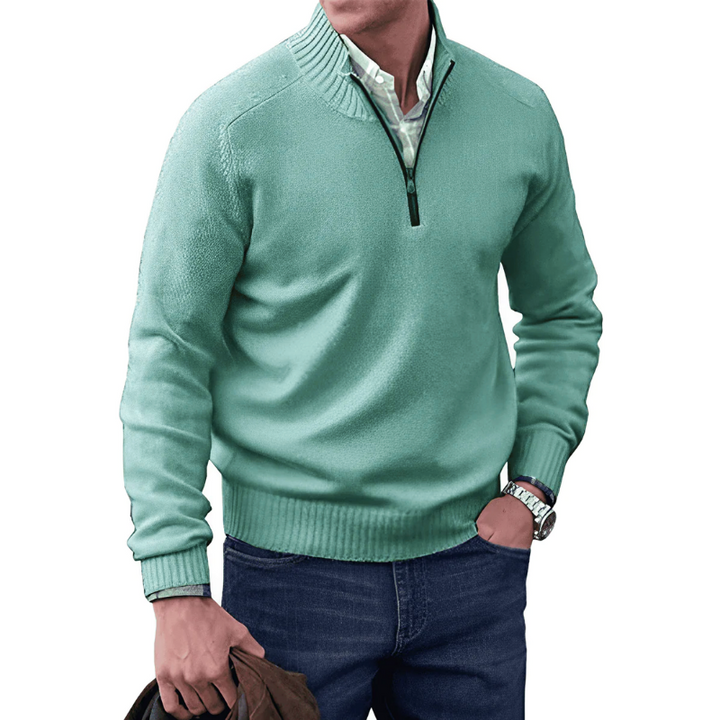 Noah - Pullover Elegante con Zip