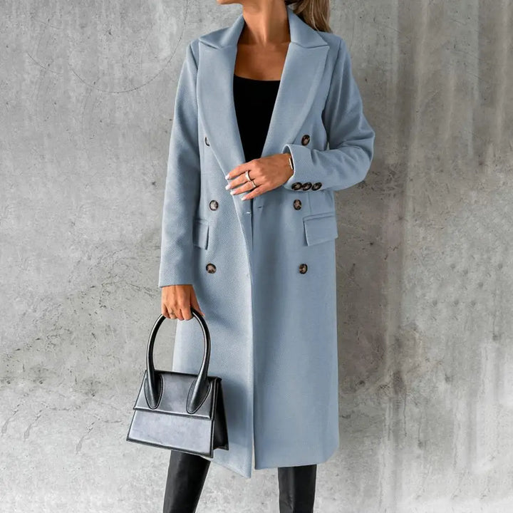 Selene™ | Trench in Lana Elegante e Chic per la Città