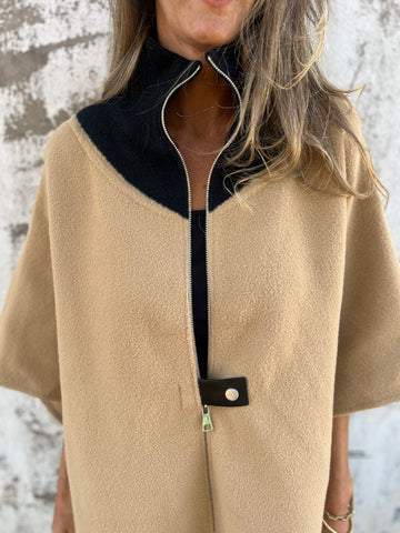 Marthe | Giacca Cardigan Casual con Collo Alto